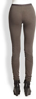 Thumbnail for your product : Rick Owens Lilies Seamed Jersey Leggings