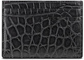 Thumbnail for your product : Gucci Crocodile card case