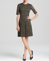 Thumbnail for your product : Cynthia Steffe Dress - Round Neck Elbow Sleeve Lace