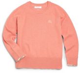 Thumbnail for your product : Burberry Little Girl's Check-Trimmed Cashmere Sweater