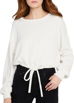 Thumbnail for your product : Alice + Olivia Bernetta Cropped Pullover with Drawstring Hem