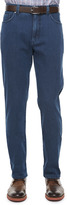 Thumbnail for your product : Ermenegildo Zegna Stretch Denim Five-Pocket Jeans, Indigo