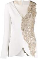 Thumbnail for your product : Loulou asymmetric beaded jacket