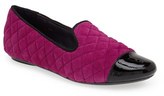 Thumbnail for your product : VANELi 'Brucie' Quilted Smoking Slipper Flat (Women)