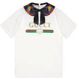 Thumbnail for your product : Gucci Leopard print cotton T-shirt