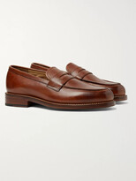 Thumbnail for your product : Grenson Peter Hand-Painted Leather Penny Loafers