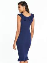 Thumbnail for your product : AX Paris Frill Front Midi Dress