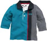 Thumbnail for your product : HUGO BOSS Long Sleeve Vertical Stripe Polo Top