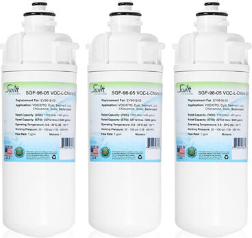Swift Green Filters SGF-96-05 VOC-L-Chlora-S-B Compatible Commercial Water Filter for EV9617-06,EV9617-22,EV9618-36, 3 Pack