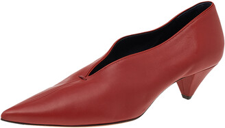 celine red shoes