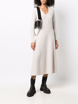 Thumbnail for your product : Fabiana Filippi V-Neck Flared Dress