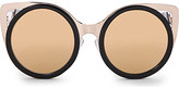Thumbnail for your product : Erdem Cat eye gold-toned sunglasses
