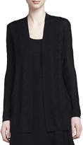 Thumbnail for your product : M Missoni Zigzag Knit Long Cardigan, Black