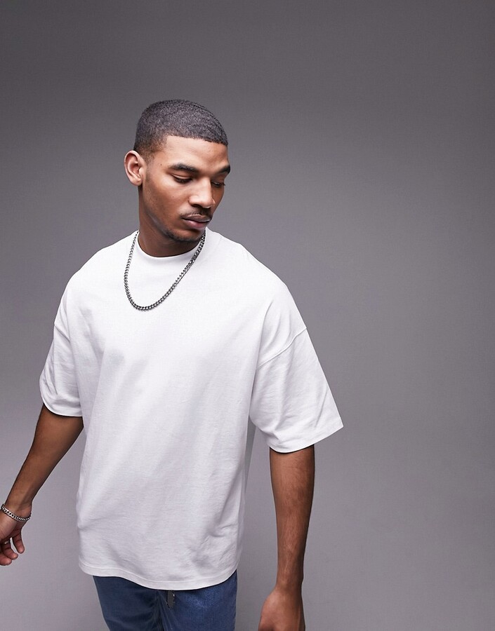 topman mens white t shirt