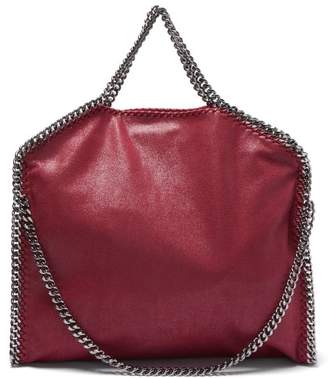 Stella McCartney Falabella Faux Leather Tote Bag - Womens - Burgundy