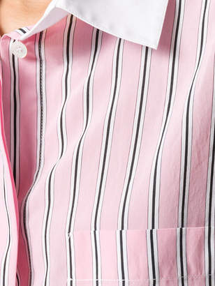 Alexandre Vauthier striped loose fit shirt
