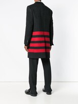 Thumbnail for your product : Calvin Klein Stripe Detail Single-Breasted Coat