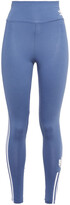 Thumbnail for your product : adidas Printed Organic Stretch-cotton Jersey Leggings
