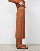 Thumbnail for your product : Lafayette 148 New York Plus-Size Matte Crepe Rib Knit Pull-On Skirt