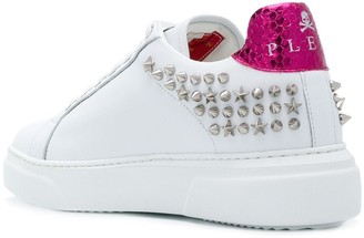 Philipp Plein Studded Lace-Up Sneakers