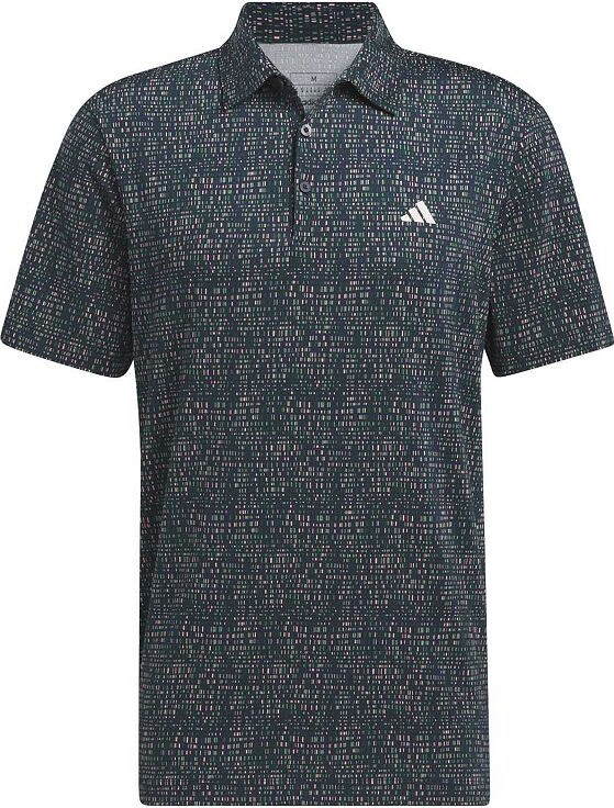 Men's adidas Ultimate365 Power Grid Print Golf Polo Shirt