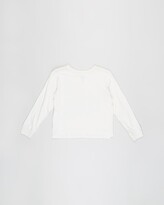 Thumbnail for your product : Cotton On Girl's White Printed T-Shirts - Classic LS Tee - Teens - Size 12 YRS at The Iconic