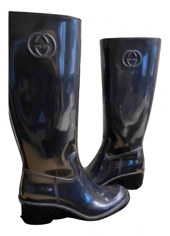 gucci rubber boots