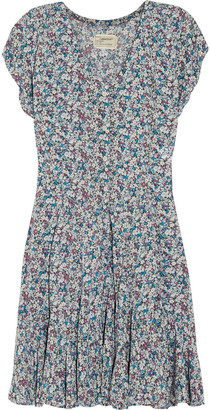Current/Elliott The Swing floral-print washed-poplin mini dress