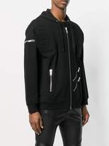 Thumbnail for your product : Moschino multi-zip hoodie