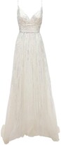 Thumbnail for your product : Elie Saab Sleeveless Embroidered Tulle Gown