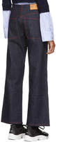 Thumbnail for your product : Kenzo Indigo and Red Workwear Jeans