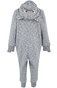 Thumbnail for your product : Stella McCartney Kids Grey Marl Onesie with Bear Hood
