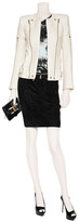 Thumbnail for your product : Balmain Black Suede Skirt
