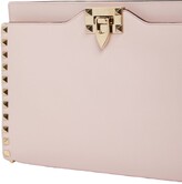 Thumbnail for your product : Valentino Garavani Large Rockstud Leather Clutch