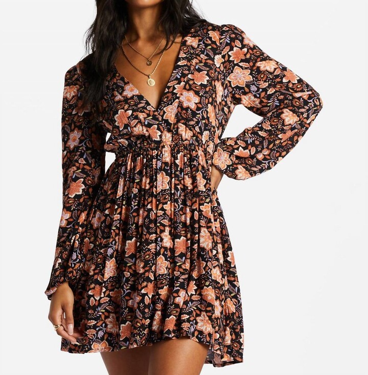Sweetest Dream Dress In Black Pebble