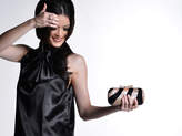 Thumbnail for your product : Susanne Verallo Black & Cream Clutch "Sadie"