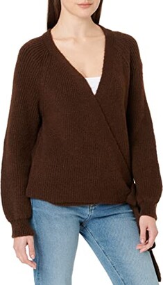 Only Women's Onlmia L/S Wrap Cardigan KNT Noos Sweater - ShopStyle