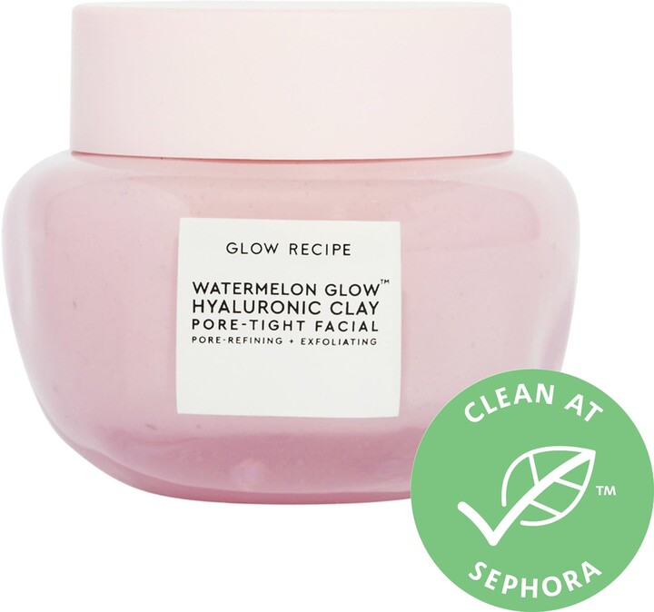Glow Recipe Watermelon Glow Hyaluronic Clay Pore-Tight Facial Mask 2.03 oz/ 60 mL
