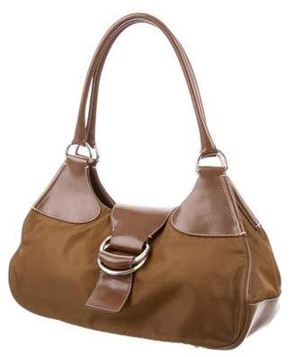 Prada Tessuto & Leather Shoulder Bag