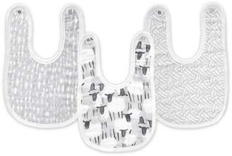 Aden By Aden + Anais Baby's Pasture 3-Pack Printed Cotton Bibs