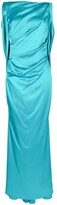 Thumbnail for your product : Talbot Runhof Draped-Design Sleeveless Gown