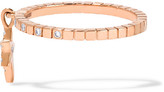 Thumbnail for your product : Diane Kordas 18-karat Rose Gold Diamond Ring - 7