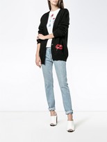 Thumbnail for your product : Saint Laurent Oversize Mohair-blend cardigan