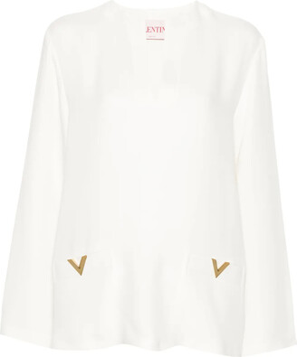 Valentino Women's Silk Tops | ShopStyle