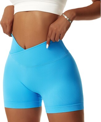 Vertvie V-Back Scrunch Butt Leggings Women Workout High Waisted Gym Pants  Butt Lifting Soft Seamless Tummy Control