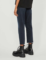 Thumbnail for your product : Topshop Editor tapered mid-rise jeans
