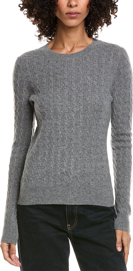 InCashmere Cable Cashmere Sweater