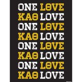 Thumbnail for your product : Dormify Kappa Alpha Theta One Love Print