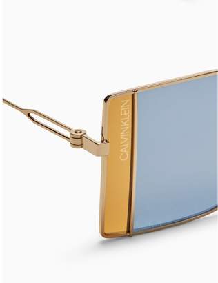 Calvin Klein window pane sunglasses