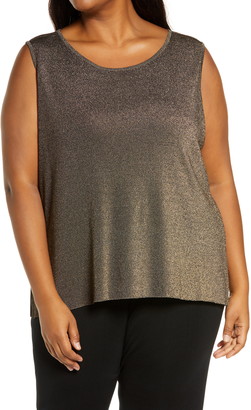 shimmer top plus size